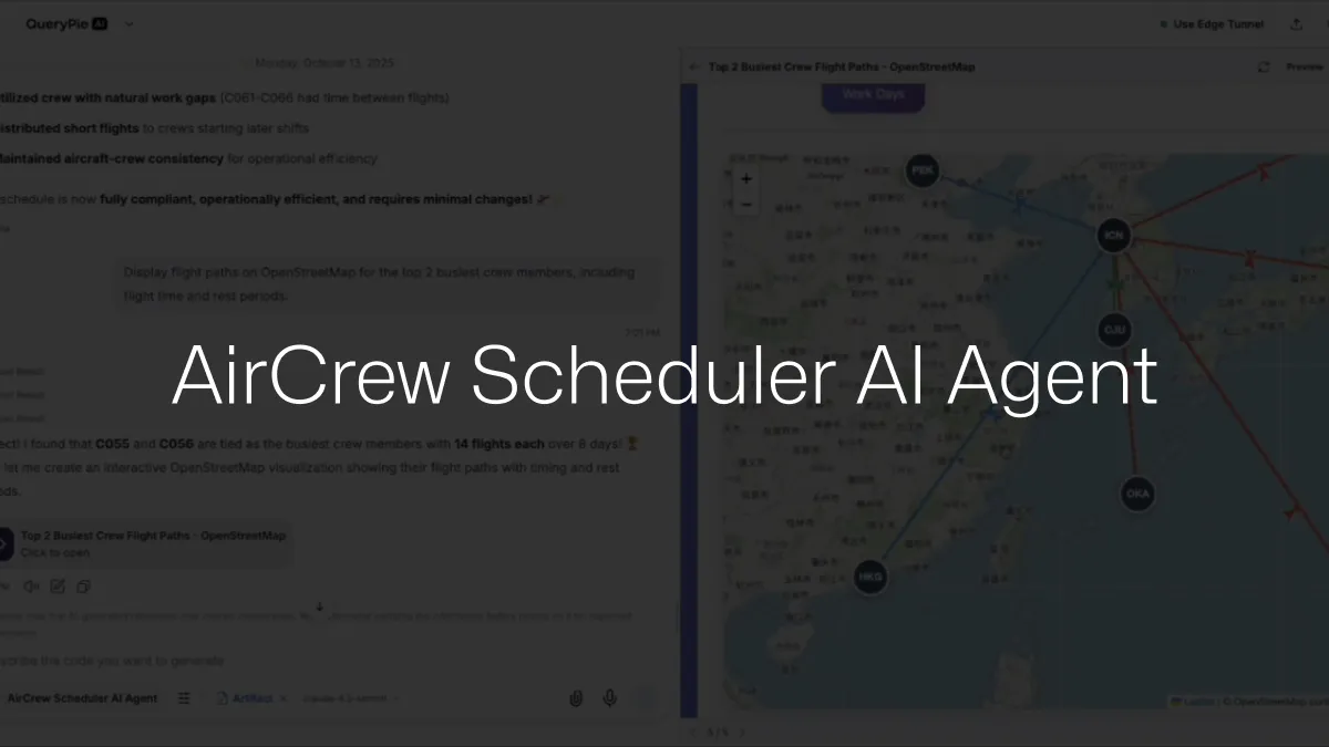 AIP 사용 사례: AirCrew Scheduler AI Agent