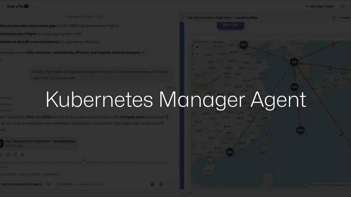 AIP 사용 사례: Kubernetes Manager Agent