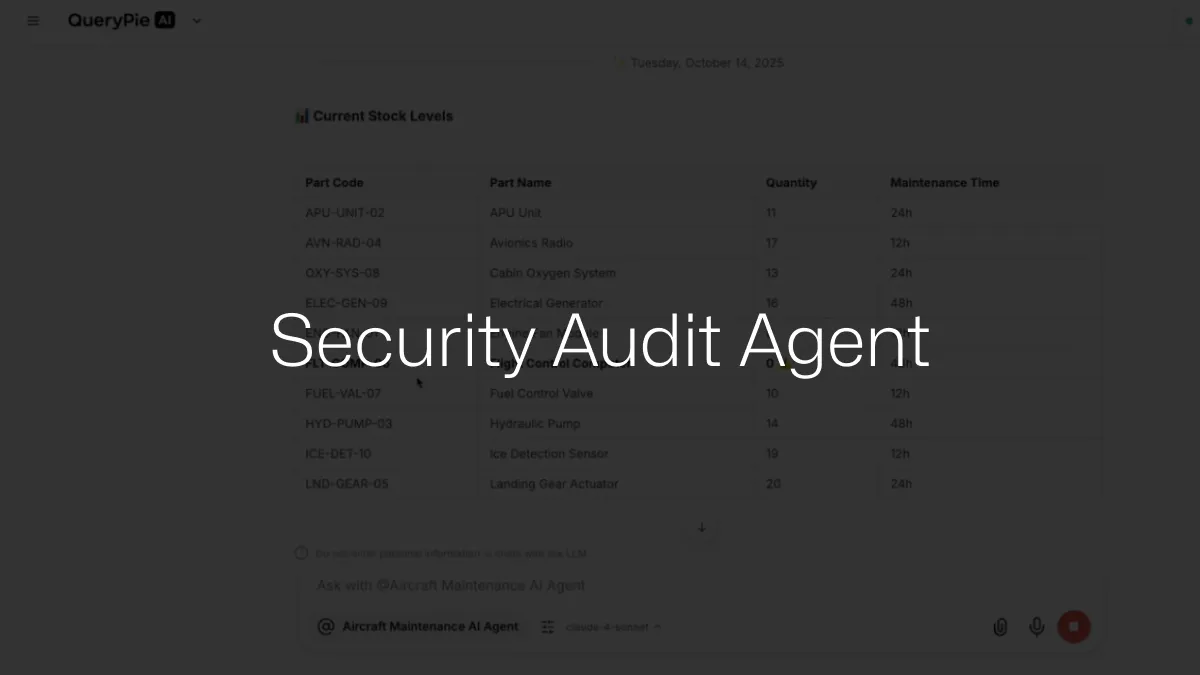 AIP Use Case: Security Audit Agent